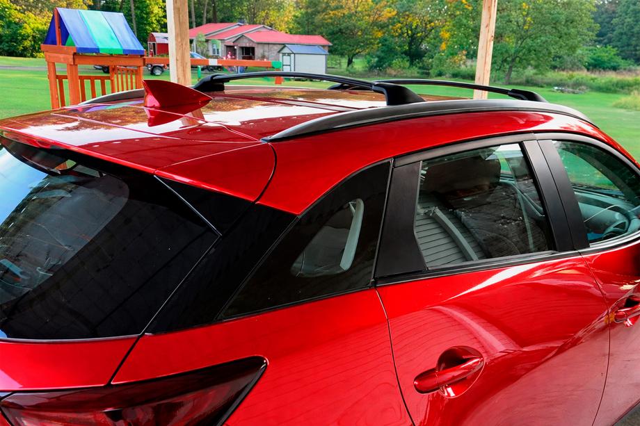 Mazda CX-3 2015- гг. Багажник (поперечины) на интегрированные рейлинги OEM (2 шт.) Черный Фото 2