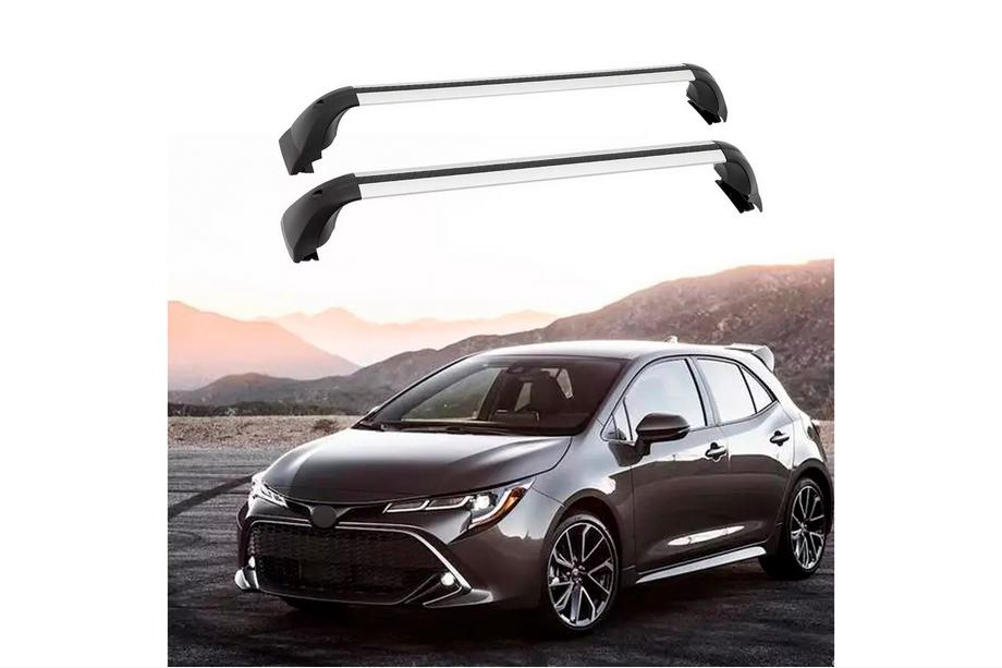 Toyota Corolla 2019- гг. Поперечины багажника на интегрированные рейлинги OEM (HB, 2 шт.) Image