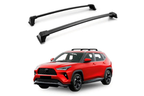 Toyota Yaris/Yaris Cross (XP210) 2020- гг. Багажник (поперечины) на интегрированные рейлинги OEM (2 шт.) Черный фото 1