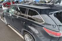Toyota Highlander 2013-2019 гг. Багажник (поперечины) на интегрированные рейлинги OEM (2 шт.) Черный фото 7