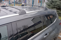 Toyota Highlander 2019- гг. Багажник (поперечины) на интегрированные рейлинги OEM (2 шт.) фото 1