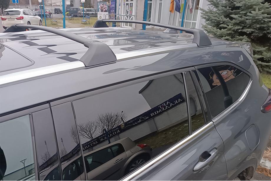 Toyota Highlander 2019- гг. Багажник (поперечины) на интегрированные рейлинги OEM (2 шт.) Image