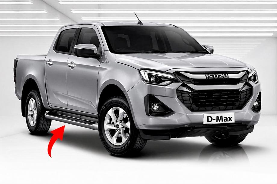 Isuzu D-Max 2019- гг. Боковые Подножки OEM (2 шт) Фото 1