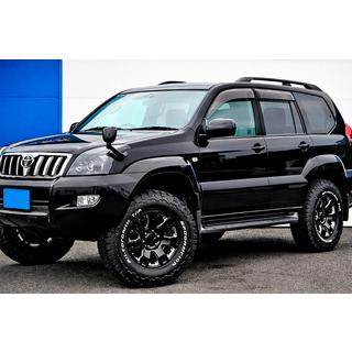 Боковые пороги HARMS (2 шт) Toyota Land Cruiser Prado 120 2002-2009 гг. фото 2