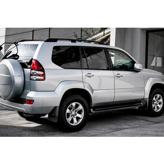 Боковые пороги HARMS (2 шт) Toyota Land Cruiser Prado 120 2002-2009 гг. фото 3