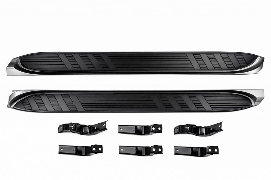 Toyota Land Cruiser Prado 120 2002-2009 гг. Боковые пороги HARMS (2 шт) Фото 1