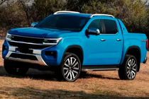 Volkswagen Amarok 2022- гг. Рейлинги серые OEM (ABS-пластик, установка на клей) фото 2