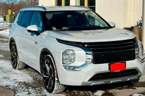 Mitsubishi Outlander 2021- гг. Интегрированные рейлинги OEM (2 шт.) Серый фото 6