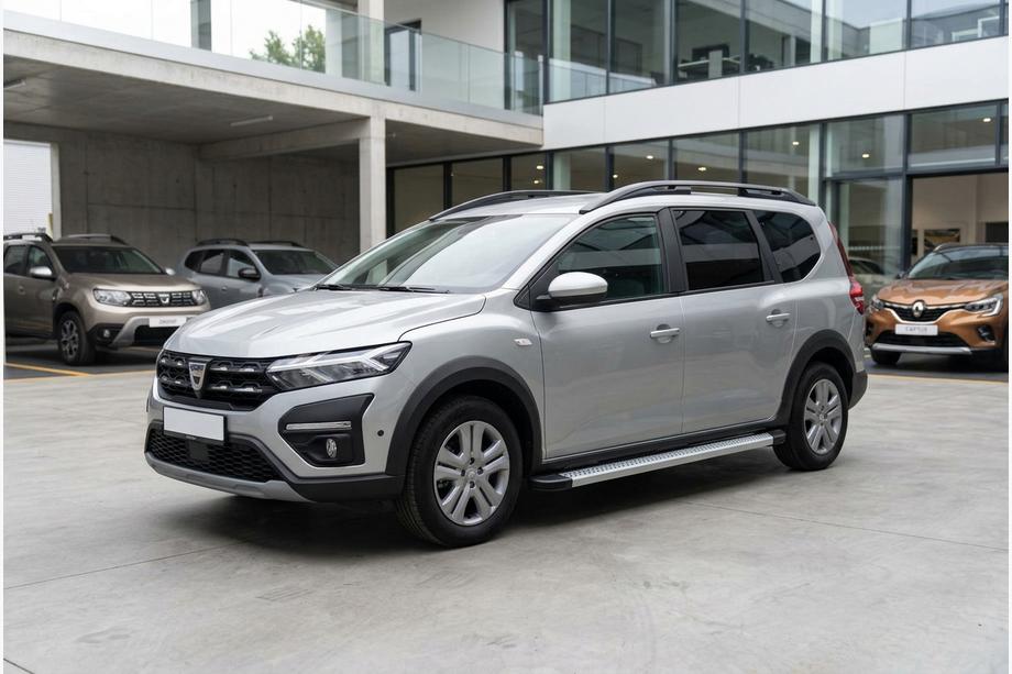 Dacia Jogger 2022- гг. Боковые пороги Maya V2 (комплект, алюминий) Фото 1