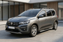 Dacia Jogger 2022- гг. Боковые пороги Tayga V2 (2 шт., Алюминий) фото 1