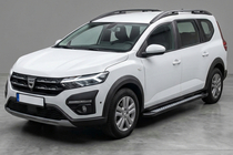 Dacia Jogger 2022- гг. Боковые Подножки Vision New Black (2 шт., Алюминий) фото 1
