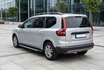 Dacia Jogger 2022- гг. Боковые Подножки Duru (2 шт., Алюминий) фото 1