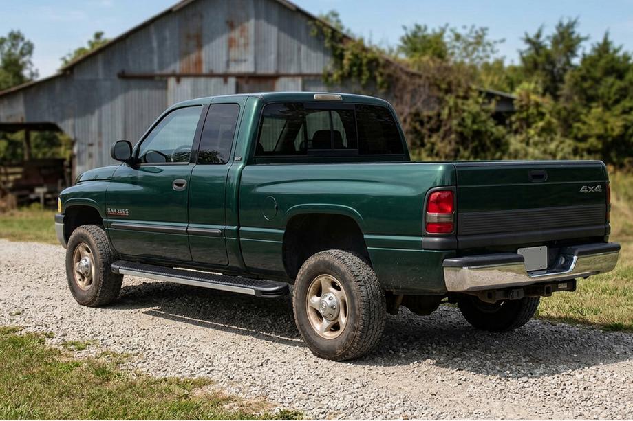 Dodge RAM (BR/BE) 1994–2002 гг. Боковые пороги Maya V1 (2 шт., алюминий) Image