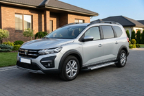 Dacia Jogger 2022- гг. Боковые Подножки Vision New Grey (2 шт., Алюминий) фото 1