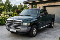Dodge RAM (BR/BE) 1994–2002 гг. Боковые Подножки Vision New Black (2 шт., Алюминий) фото 1