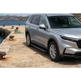 Боковые пороги Bosphorus Black (2 шт., Алюминий) Honda CRV 2022- гг. фото 1