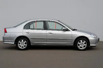 Honda Civic Sedan VII 2001-2006 гг. Наружные молдинги окон нержавейка (4 шт) фото 1