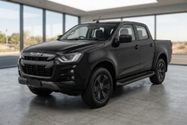 Isuzu D-Max 2019- гг. Боковые Подножки Tayga Black (2 шт., Алюминий) фото 1