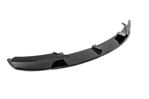 BMW 3 серия F30/F31 2012-2019 гг. Передняя лип-накладка BM (для M-Sport, черный глянец) фото 3