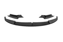BMW 3 серия F30/F31 2012-2019 гг. Передняя лип-накладка BM (для M-Sport, черный глянец) фото 6