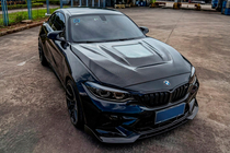 BMW 2 серия F22/F23 2014-2021 гг. Капот V2 (Карбон) фото 1