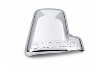 Ford Connect 2002–2006 гг. Накладка на зеркало хром с логотипом правая (1 шт., пластик) фото 1
