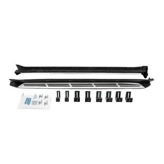 Боковые пороги OEM V2 (2 шт., алюминий + пластик) Kia Sorento IV MQ4 2020- гг. фото 2