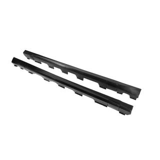 Боковые пороги DPT V-10 (черный глянец) Volkswagen Golf 7/E-Golf 2012-2020 гг. фото 2