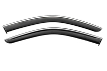 Mercedes GLE/ML class W166 2011-2018 гг. Ветровики с хромированным молдингом Niken Luxury (2 шт) фото 1