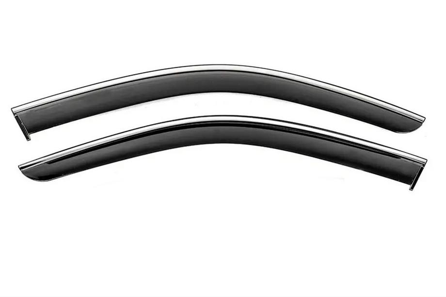 Mercedes GLE/ML class W166 2011-2018 гг. Ветровики с хромированным молдингом Niken Luxury (2 шт) Image