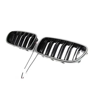 Ноздри M-Look LED (чёрный глянец) BMW 5 серия F10/F11 2010–2016 гг. фото 3