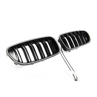 Ноздри M-Look LED (чёрный глянец) BMW 5 серия F10/F11 2010–2016 гг. фото 4