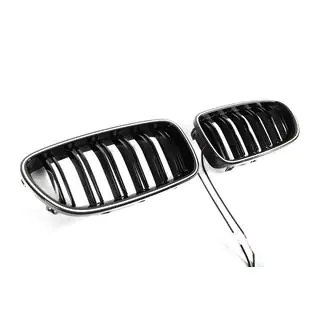 Ноздри M-Look LED (чёрный глянец) BMW 5 серия F10/F11 2010–2016 гг. фото 4