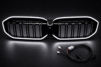 BMW 3 серия G20/G21 2018- гг. Ноздри M-Look LED (2022+, черный глянец) фото 5