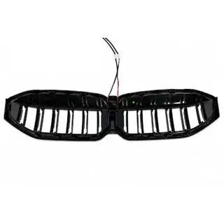 Ноздри M-Look LED (2022+, черный глянец) BMW 3 серия G20/G21 2018- гг. фото 3