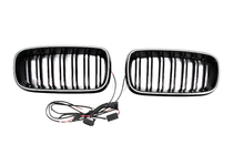 BMW X5 F15 2013-2018 гг. Ноздри M-Look LED (чёрный глянец) фото 6