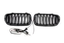 BMW X5 F15 2013-2018 гг. Ноздри M-Look LED (чёрный глянец) фото 10