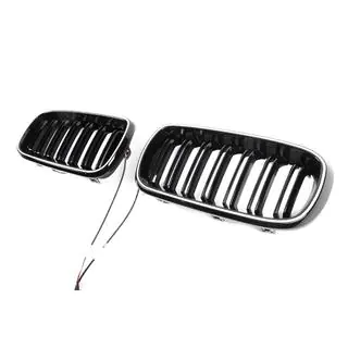 Ноздри M-Look LED (чёрный глянец) BMW X5 F15 2013-2018 гг. фото 3