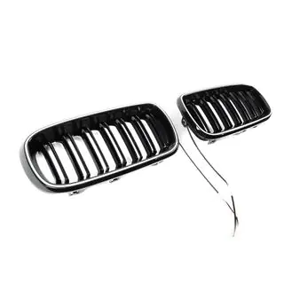 Ноздри M-Look LED (чёрный глянец) BMW X5 F15 2013-2018 гг. фото 4