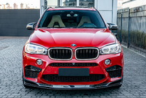BMW X6 F16 2014-2019 гг. Ноздри M-Look LED (чёрный глянец) фото 1