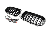 BMW X6 F16 2014-2019 гг. Ноздри M-Look LED (чёрный глянец) фото 8