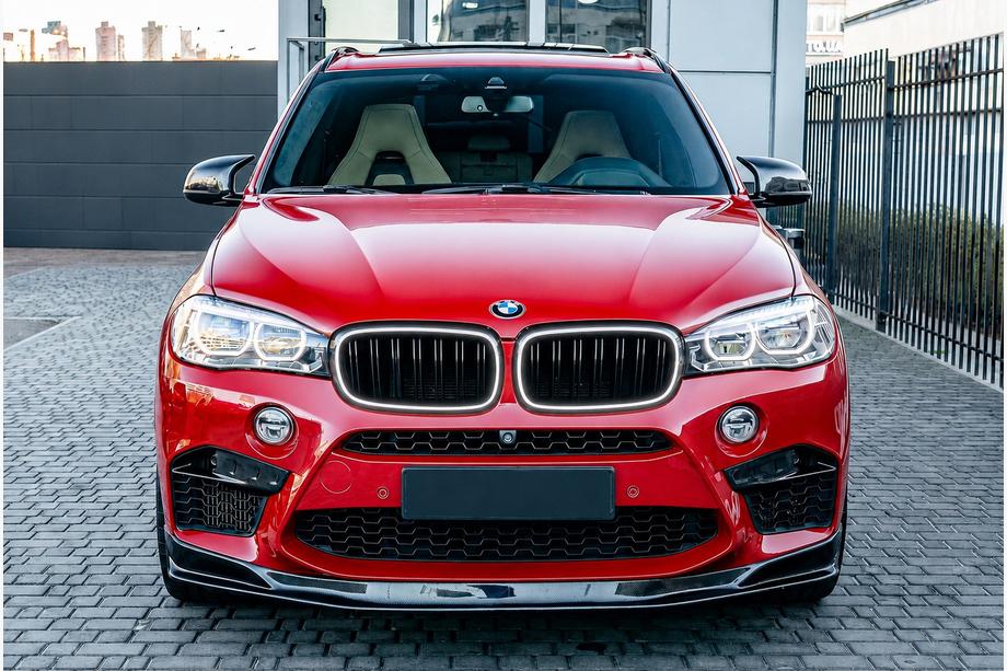 BMW X6 F16 2014-2019 гг. Ноздри M-Look LED (чёрный глянец) Image