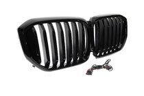BMW X5 G05 2019–2026 гг. Ноздри 1 Bar LED (2023+, чёрный глянец) фото 8