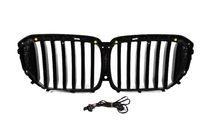 BMW X5 G05 2019–2026 гг. Ноздри 1 Bar LED (2023+, чёрный глянец) фото 9