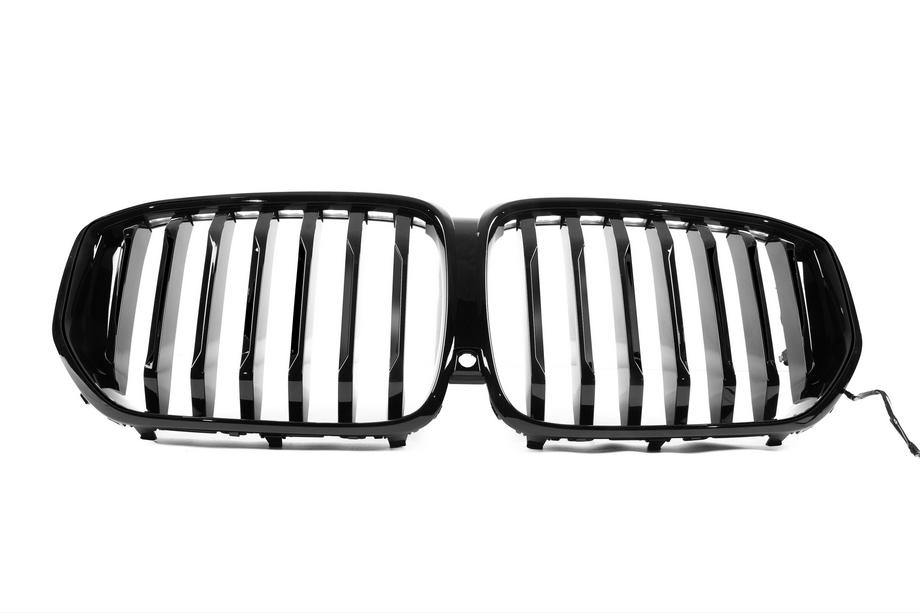 BMW X5 G05 2019–2026 гг. Ноздри 1 Bar LED (2023+, чёрный глянец) Image