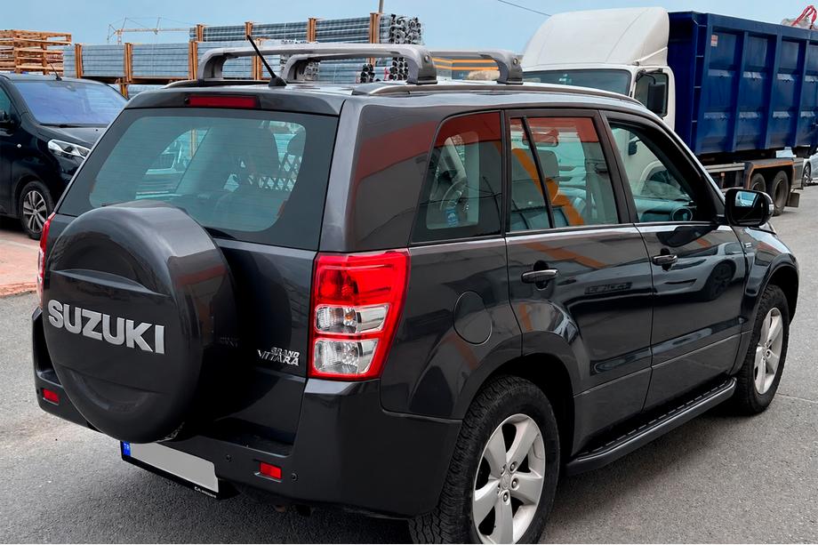 Suzuki Grand Vitara 2005-2017 гг. Багажник (поперечины) на штатные места Ecem V3 (2 шт) Черный, 110 см Фото 7