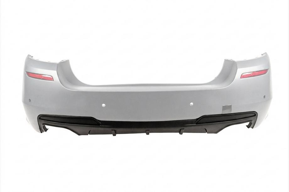 BMW 5 серия F10/F11 2010–2016 гг. Диффузор заднего бампера под двойной выхлоп с двух сторон (4 насадки) V1 (для M-Performance) Image