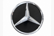 Mercedes GLE/ML class W166 2011-2018 гг. Передняя эмблема в глянцевом корпусе (18,4 см) фото 1
