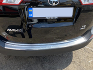 Toyota Rav 4 2013-2018 гг. Накладка на багажник OmsaLine нержавейка (2013-2016) фото 7