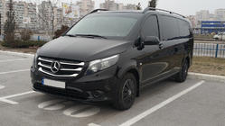 Mercedes Vito/V-class W447 2014- гг. Накладки на решетку 2014-2020 (5 шт, нержавейка) фото 4